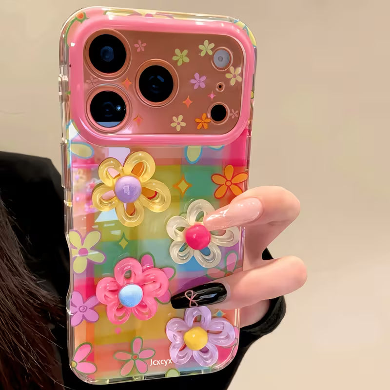 Rainbow Bloom Daisy Garden Case