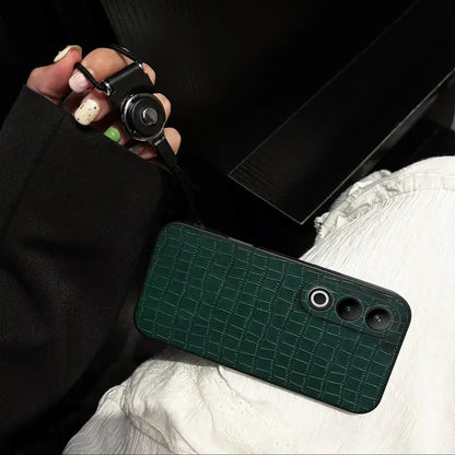 OnePlus Nord Series Refined Crocodile Embossed Leather Case