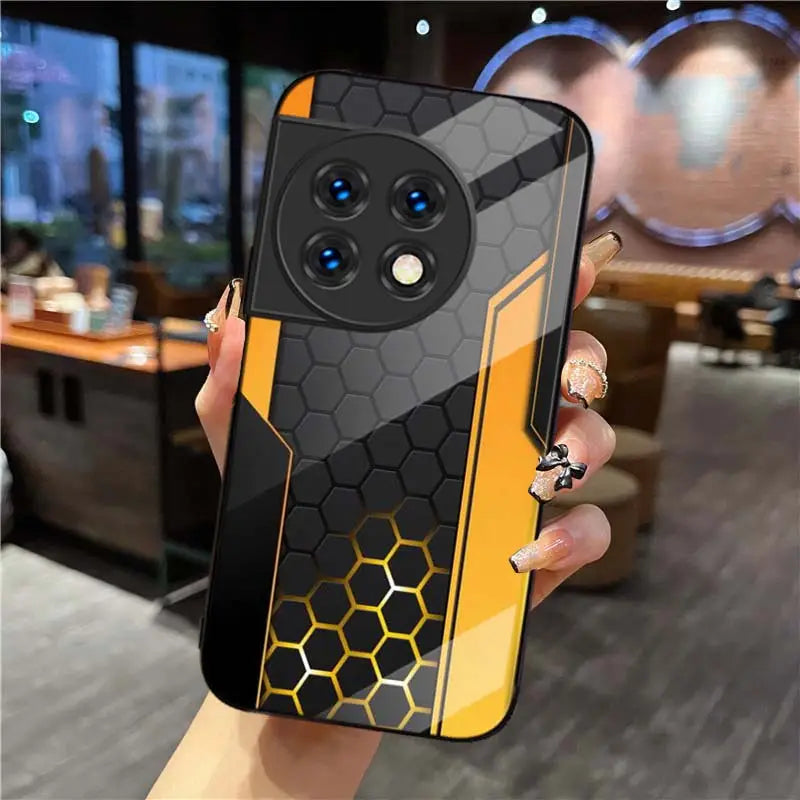 CyberHive Armor Tempered Glass Case - OnePlus