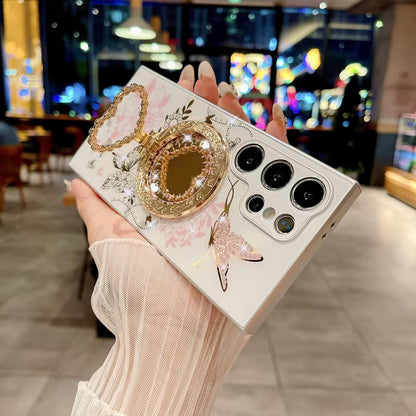 Butterfly Aura Floral Ring Case