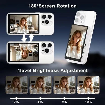 Professional Content Preview Selfie Monitor Screen