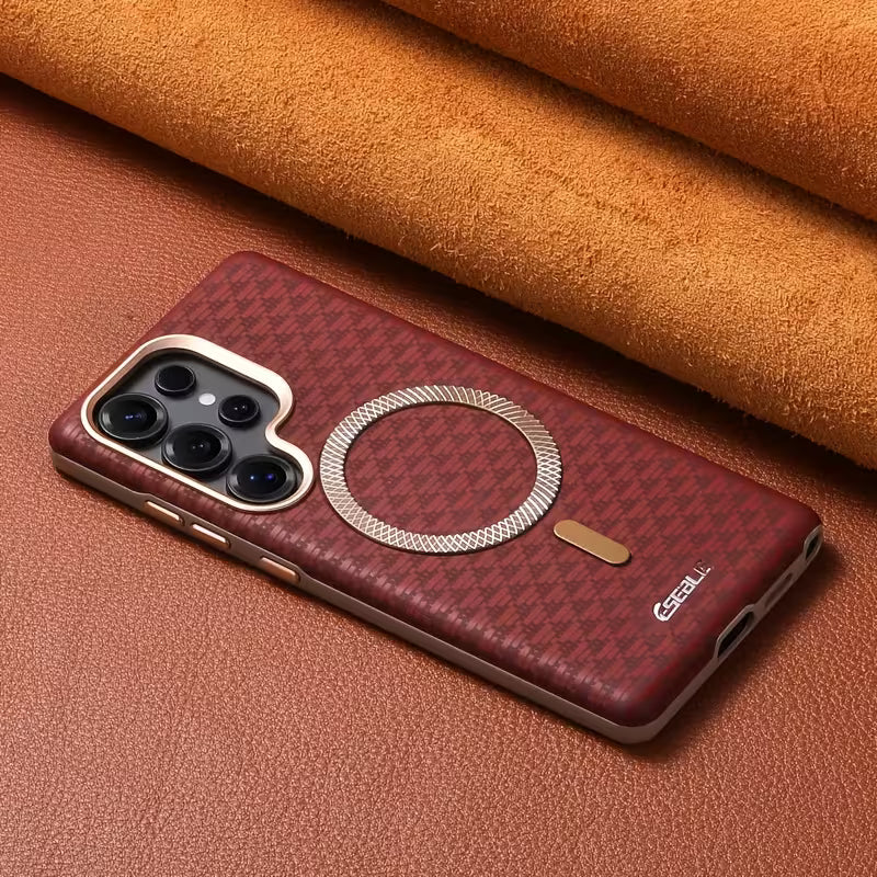Obsidian Weave MagSafe Shield Case