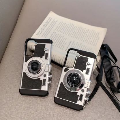 3D Retro Camera Case - Samsung