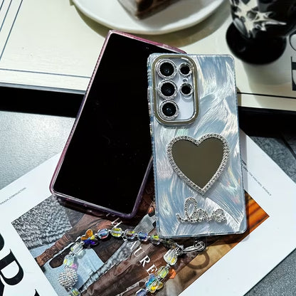 Crystal Love Mirror Case