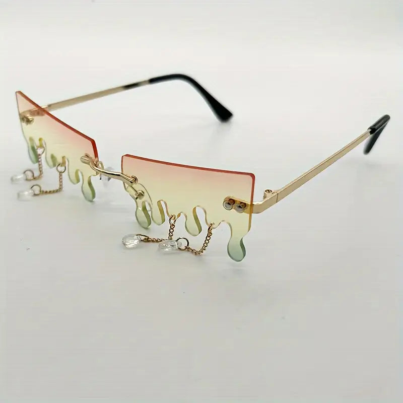 Square Melting Design Sunglasses