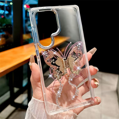 Royal Crystal Butterfly Case