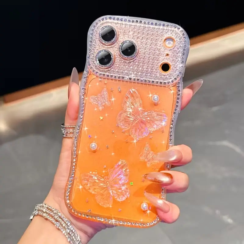 Sparkling Crystal Wings Case