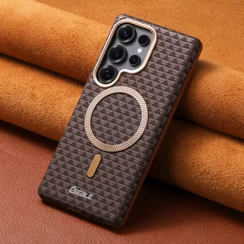 Obsidian Weave MagSafe Shield Case