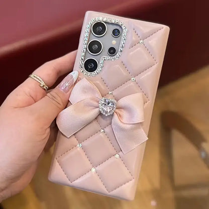 Diamond Bow Quilted Elegance Case