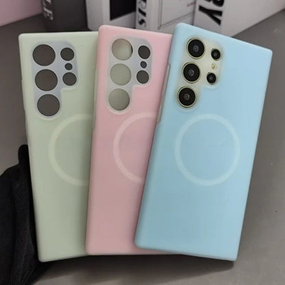 Flexible Pastel Shockproof Magsafe Case - Samsung