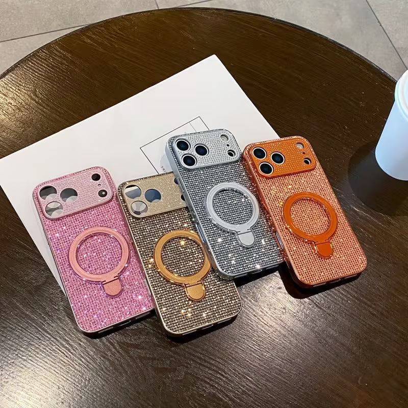 Dazzle Mesh Grip Ring Case