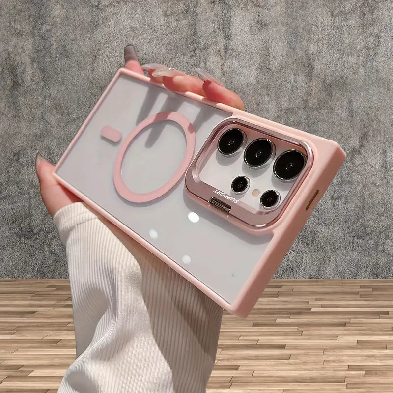 Magnetic Transparent Case with Lens Mount - Samsung