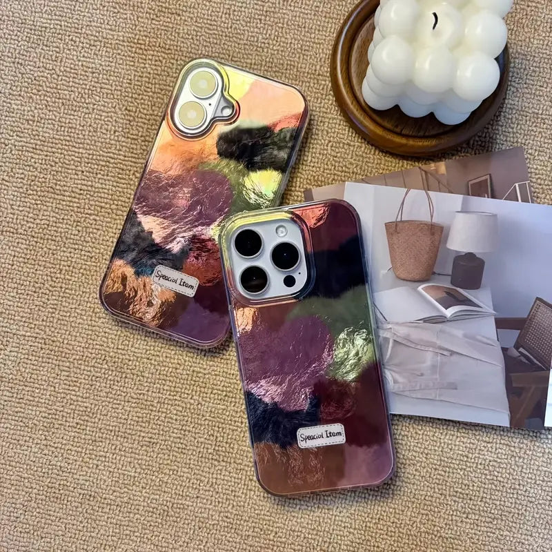 Luxe Shine Abstract Pattern Phone Case