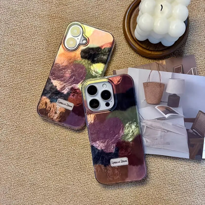 Luxe Shine Abstract Pattern Phone Case