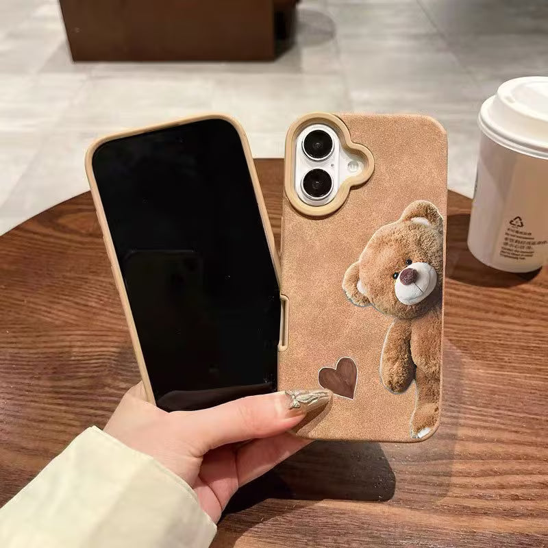 Snuggle Heart Warm Teddy Case