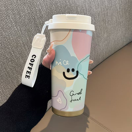 Cute Smiley Coffee Tumbler