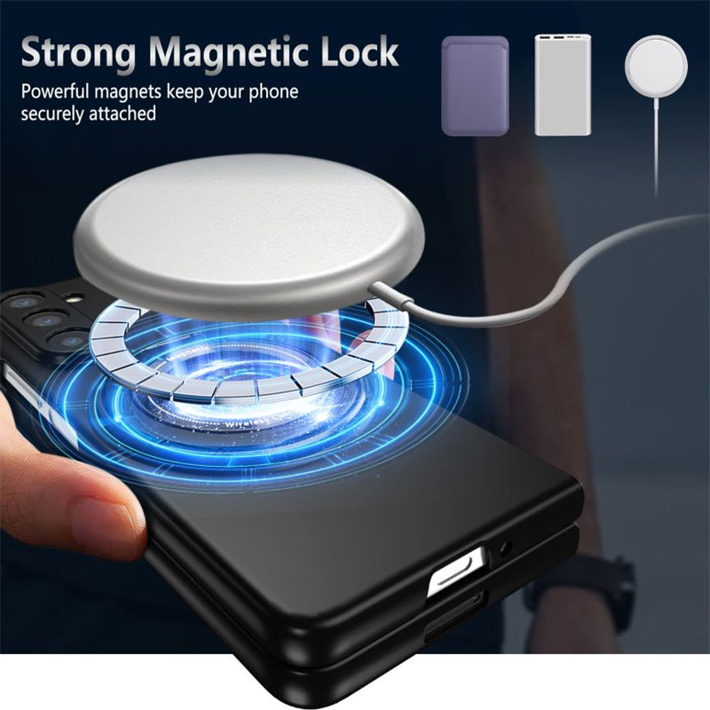 Galaxy Z Fold6 Elegant Magnetic Ring Holder Case