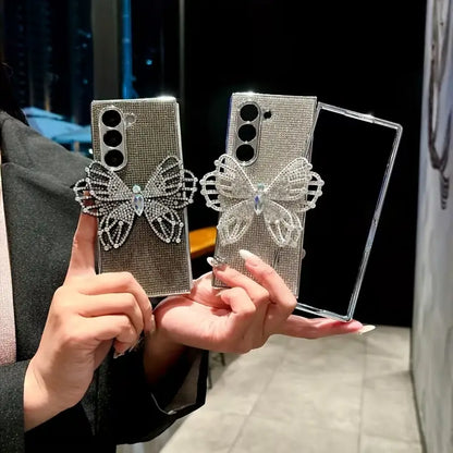 Glamorous Rhinestone Butterfly Case