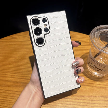 Premium Leather Crocodile Texture Case - Samsung