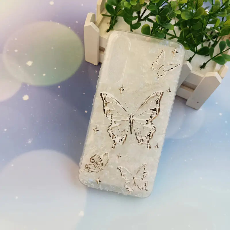 Butterfly Pattern Mobile Phone Case - Samsung