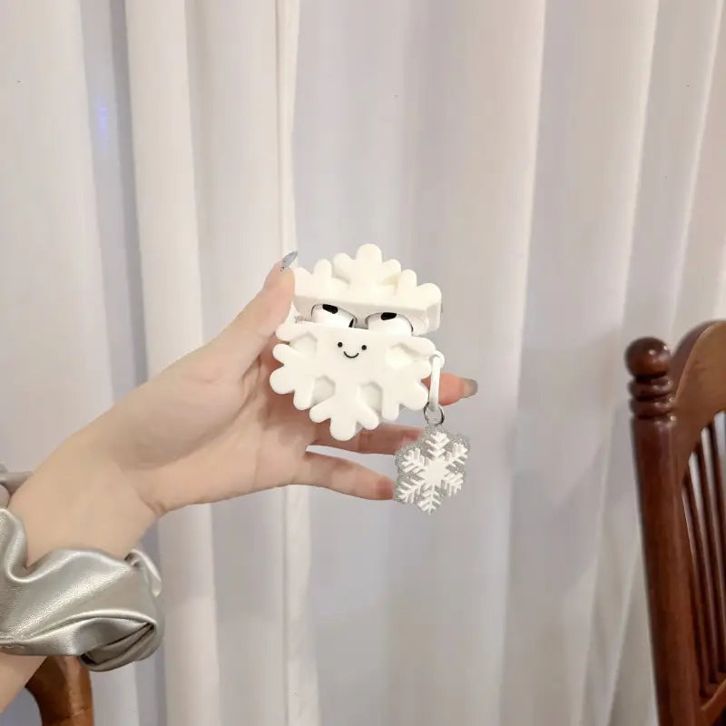 Enchanting Snowflake AirPods Case