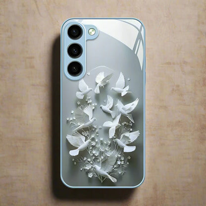 Peace Dove White Case - Samsung