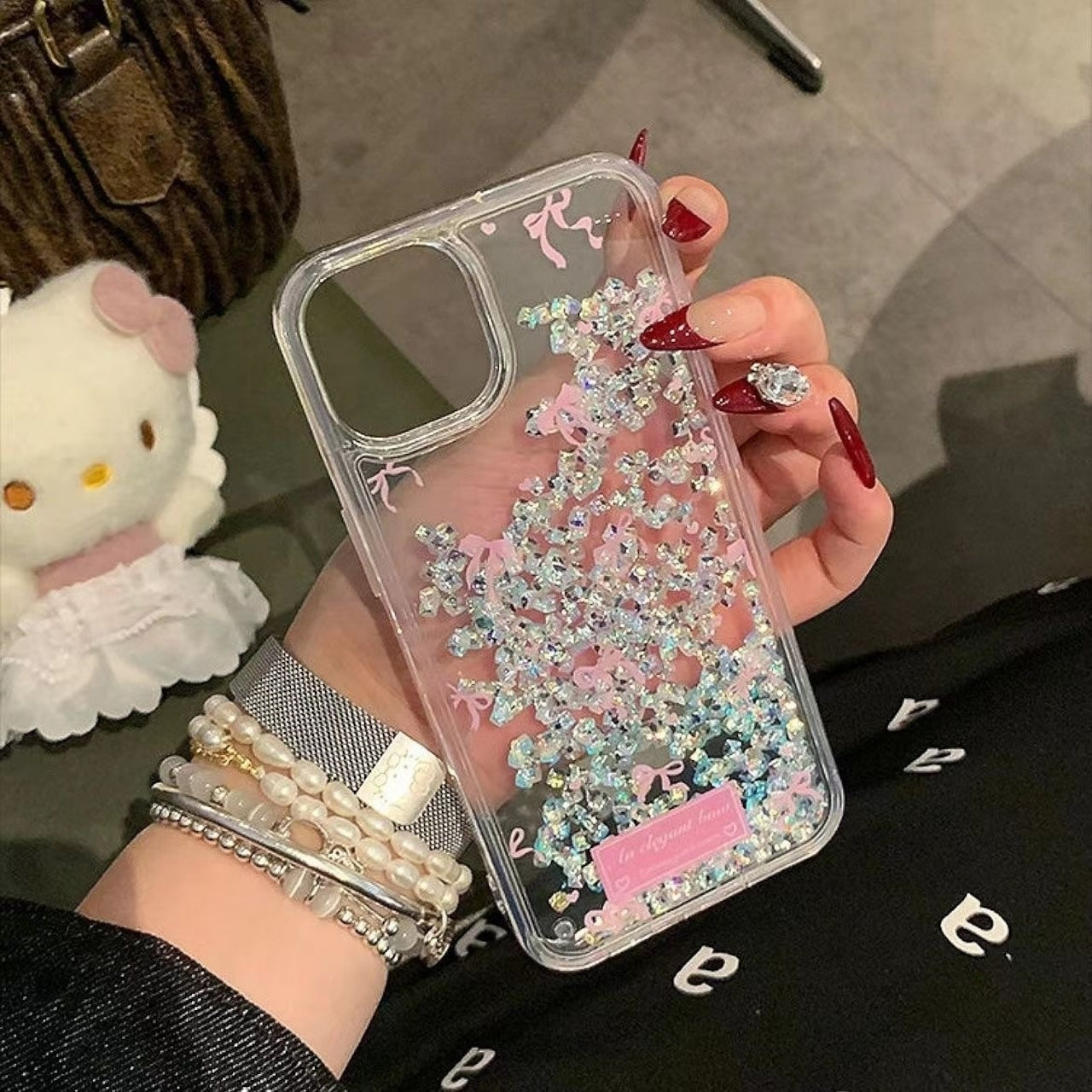 Floating Sparkle Bow Case