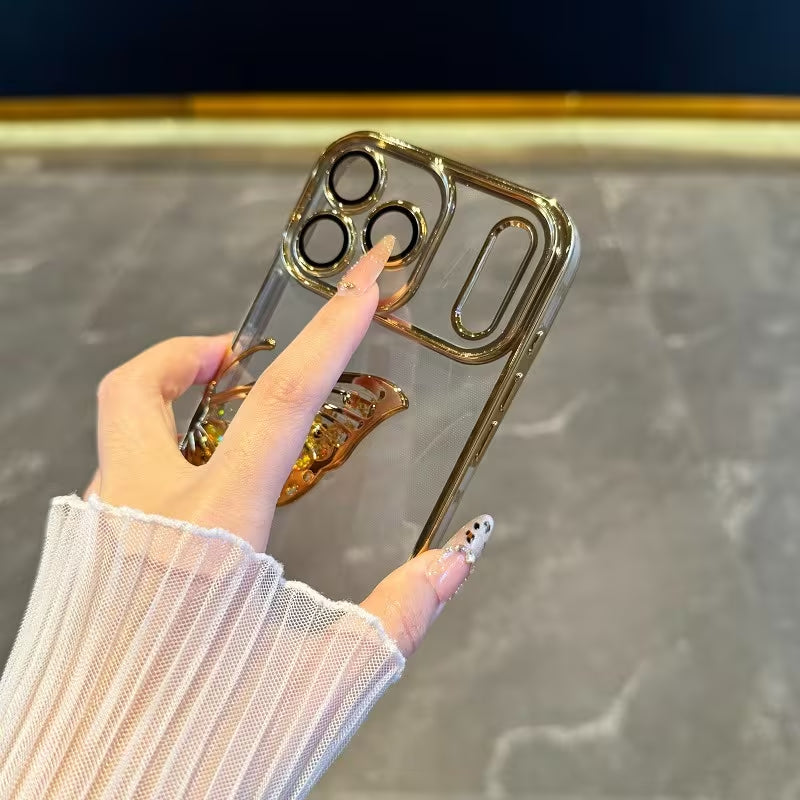 Luxe Sapphire Butterfly Case
