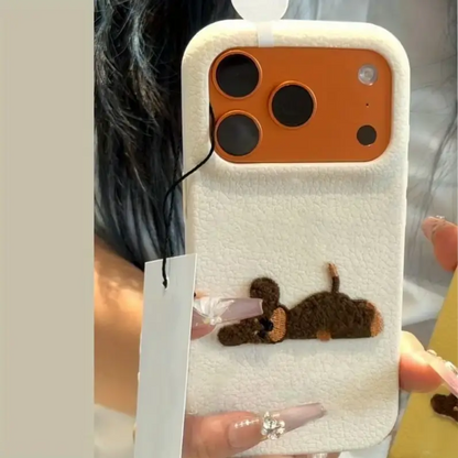 Cozy Fluffy Puppy Comfort Case