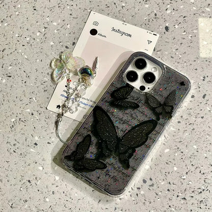 Magical Glitter Butterfly Phone Case