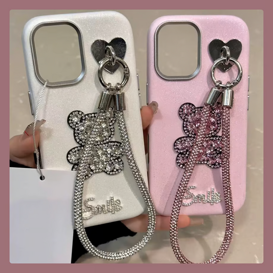 Glam Luxe Teddy Bling Phone Case