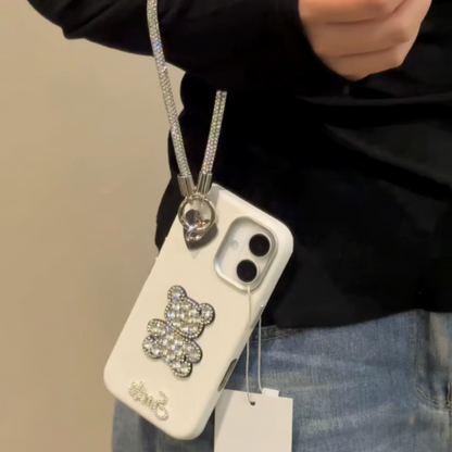 Glam Luxe Teddy Bling Phone Case