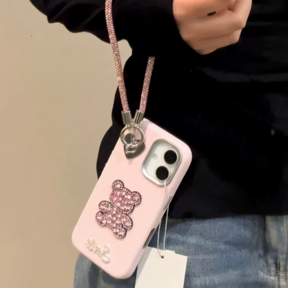 Glam Luxe Teddy Bling Phone Case
