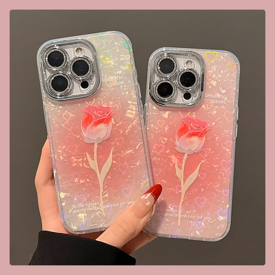 Luxury Floral Shine Phone Case