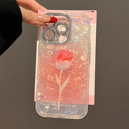 Luxury Floral Shine Phone Case