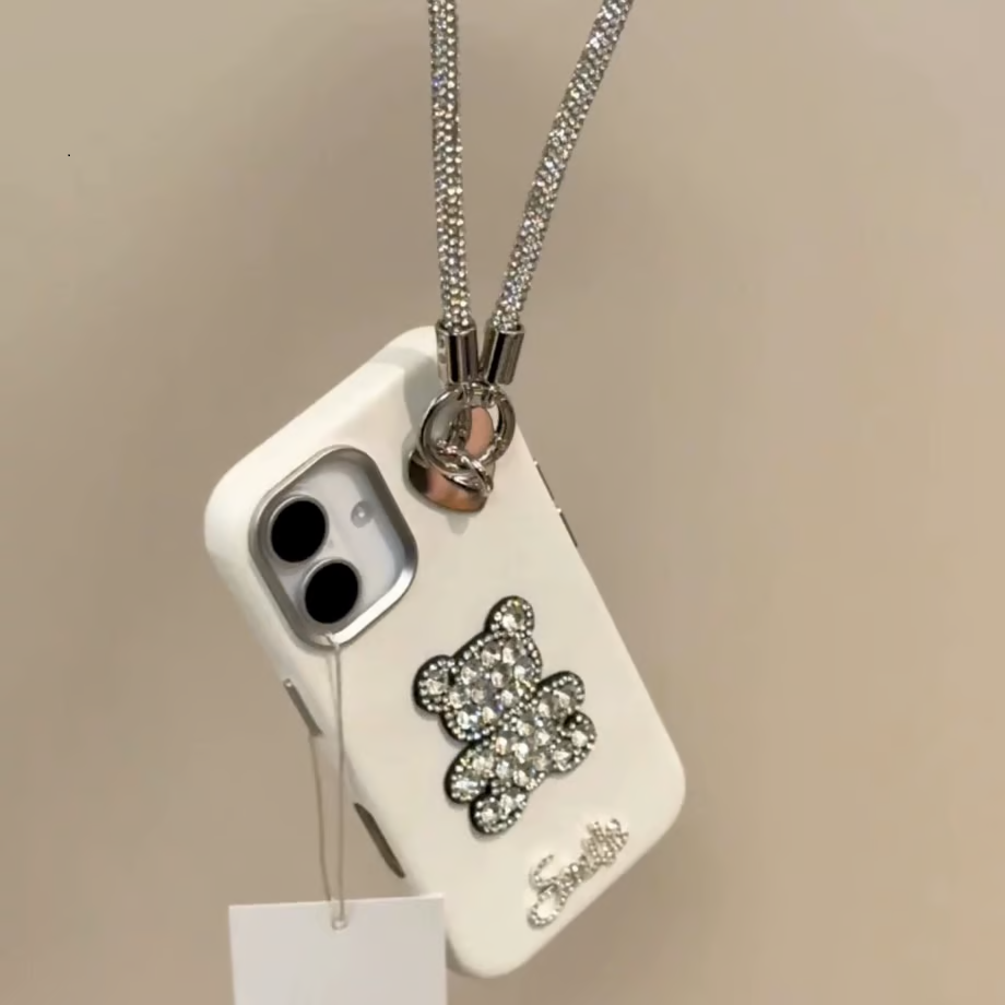 Glam Luxe Teddy Bling Phone Case