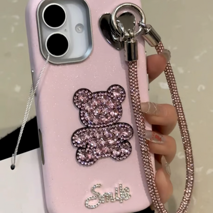 Glam Luxe Teddy Bling Phone Case