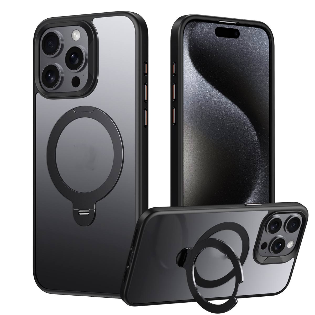 Modern Clear MagSafe Stand Case - iPhone