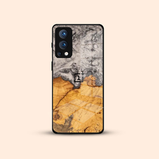 Resin Art Glass Back Case - OnePlus Nord Series