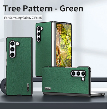 Galaxy Z Fold6 - Tree Texture Business Foldable Back Cover