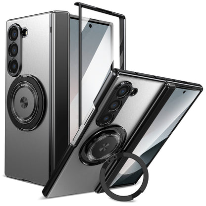 Galaxy Z Fold6 Elegant Magnetic Ring Holder Case