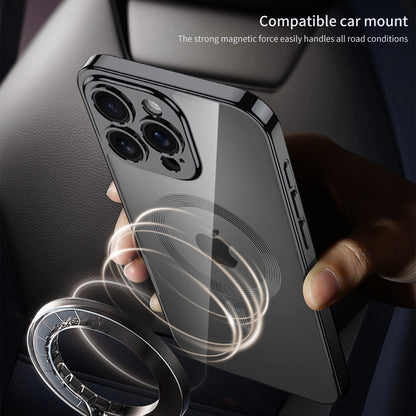 Enhanced Magnetic Transparent Frame Case - iPhone
