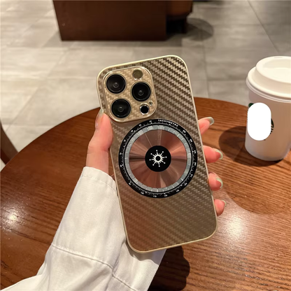 Innovative Carbon Fiber MagSafe Gyro Case - iPhone