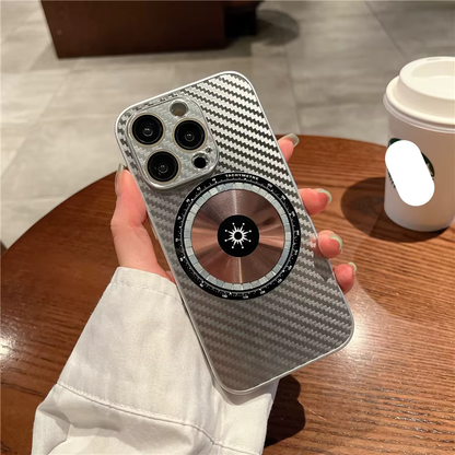 Innovative Carbon Fiber MagSafe Gyro Case - iPhone