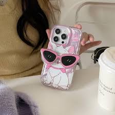 Marie Cat  3D Pink Sunglasses Case