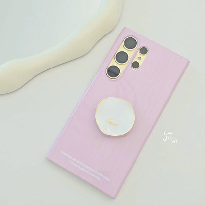 Elegant Pastel Shell Grip Case
