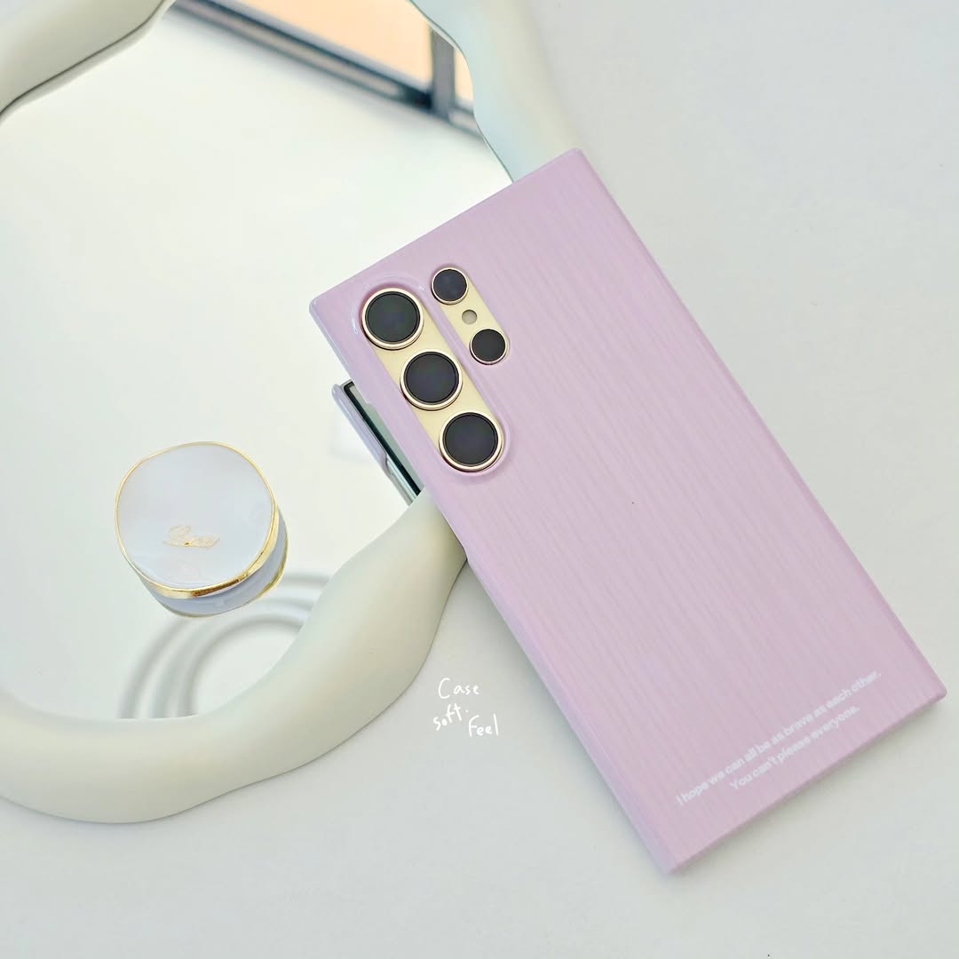 Elegant Pastel Shell Grip Case