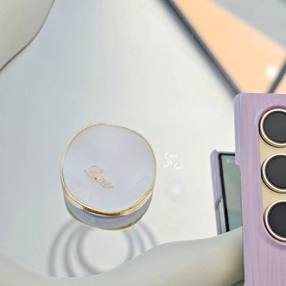 Elegant Pastel Shell Grip Case