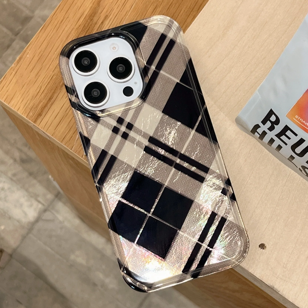 Elegant Plaid Design Phone Case