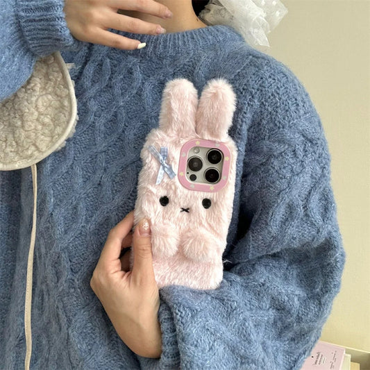 Blush Bunny Hug Case